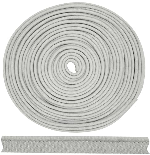 AERZETIX - C72052 - Paspel Schrägband Zierband 4,5 meter x 10 mm - aus 50% polyester und 50% baumwolle - farbe hellgrau - passepartout borten kleidung kissen quilt paspeln zum nähen AERZETIX - C72052 - Paspel Schrägband Zierband 4,5 meter x 10 mm - aus 50% polyester und 50% baumwolle - farbe hellgrau - passepartout borten kleidung kissen quilt paspeln zum nähen von AERZETIX