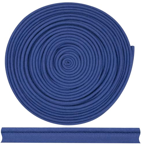 AERZETIX - C72055 - Paspel Schrägband Zierband 4,5 Meter x 10 mm - aus 50% Polyester und 50% Baumwolle - Farbe Blau - passepartout borten Kleidung Kissen Quilt Paspeln zum nähen von AERZETIX