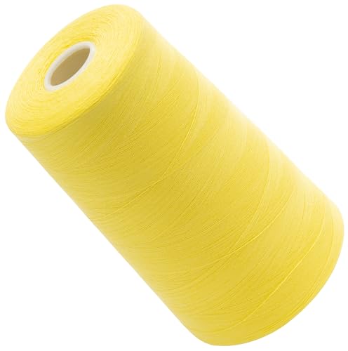 AERZETIX - C72141 - Nähgarnkonus 120 (40/2) 4000 m - aus polyester - konfektion, kurzwaren, garn, kordel, schnur, nähen, kleidung, faden - farbe gelb - grün von AERZETIX
