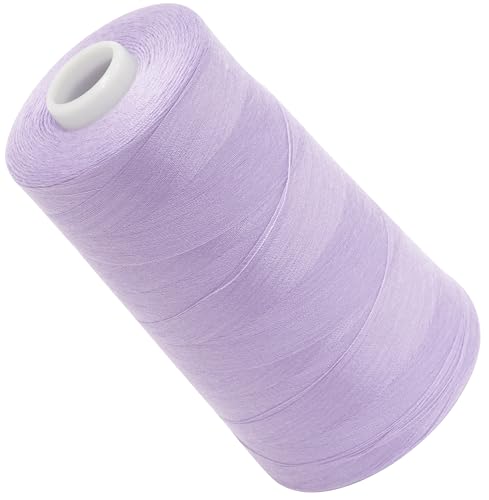 AERZETIX - C72521 - Nähgarnkonus 120 (40/2) 4000 m - aus polyester - konfektion, kurzwaren, garn, kordel, schnur, nähen, kleidung, faden - farbe lila- lavendel -perl von AERZETIX