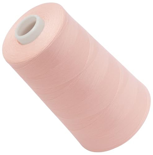 AERZETIX - C72588 - Nähgarnkonus 120 (40/2) 4000 m - aus polyester - konfektion, kurzwaren, garn, kordel, schnur, nähen, kleidung, faden - farbe rosa - hell von AERZETIX