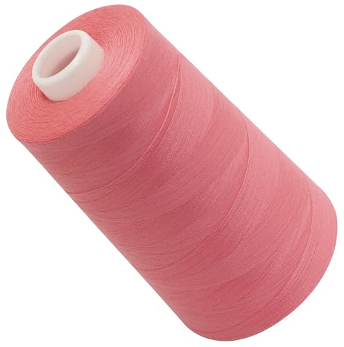 AERZETIX - C72594 - Nähgarnkonus 120 (40/2) 4000 m - aus polyester - konfektion, kurzwaren, garn, kordel, schnur, nähen, kleidung, faden - farbe rosa - spritzig von AERZETIX