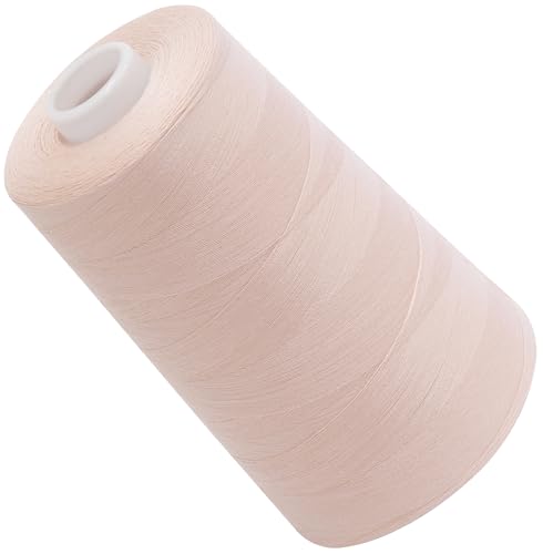 AERZETIX - C72602 - Nähgarnkonus 120 (40/2) 4000 m - aus polyester - konfektion, kurzwaren, garn, kordel, schnur, nähen, kleidung, faden - farbe rosa -puder -blass von AERZETIX