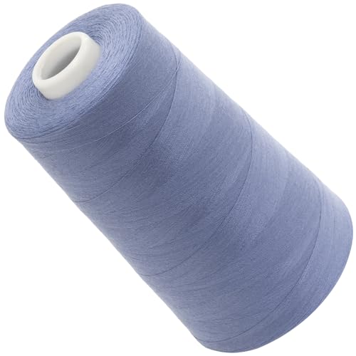 AERZETIX - C72655 - Nähgarnkonus 120 (40/2) 4000 m - aus polyester - konfektion, kurzwaren, garn, kordel, schnur, nähen, kleidung, faden - farbe grau - blau - Schiefer von AERZETIX