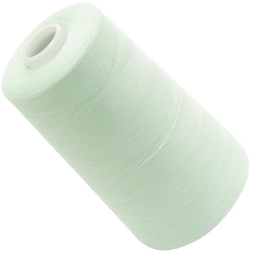 AERZETIX - C72722 - Nähgarnkonus 120 (40/2) 4000 m - aus polyester - konfektion, kurzwaren, garn, kordel, schnur, nähen, kleidung, faden - farbe grün - eisig - hell von AERZETIX