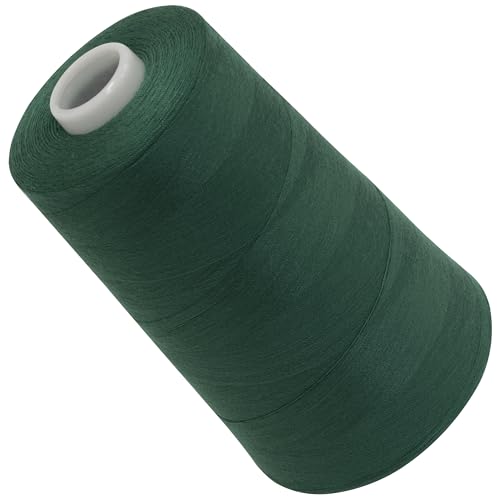 AERZETIX - C72749 - Nähgarnkonus 120 (40/2) 4000 m - aus polyester - konfektion, kurzwaren, garn, kordel, schnur, nähen, kleidung, faden - farbe grün - Alpen von AERZETIX