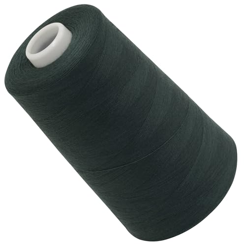 AERZETIX - C72753 - Nähgarnkonus 120 (40/2) 4000 m - aus polyester - konfektion, kurzwaren, garn, kordel, schnur, nähen, kleidung, faden - farbe grün - Chrom - dunkel von AERZETIX