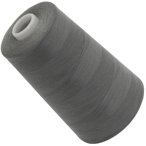 AERZETIX - C72924 - Nähgarnkonus 120 (40/2) 4000 m - aus polyester - konfektion, kurzwaren, garn, kordel, schnur, nähen, kleidung, faden - farbe grau - Beton von AERZETIX