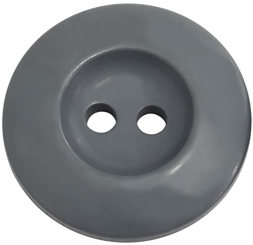 AERZETIX - C74116-10er-Set Nähknöpfe rund ∅25x4 mm mit 2 Löchern 40L L40 - Farbe grau - aus Kunststoff - Öffnung 3 mm - kurzwaren nähen kleidung dekoration AERZETIX - C74116-10er-Set Nähknöpfe rund ∅25x4 mm mit 2 Löchern 40L L40 - Farbe grau - aus Kunststoff - Öffnung 3 mm - kurzwaren nähen kleidung dekoration von AERZETIX