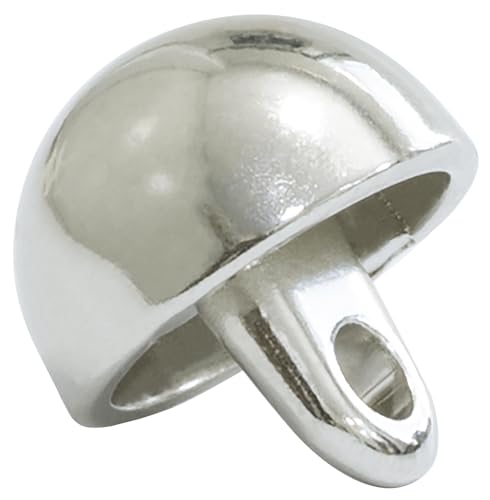 AERZETIX - C74794-10er-Set Nähknöpfe mit Schwanz Ø11.5x12 mm 18L L18 - nickelfarben - Öffnung 2.5 mm - aus metall - kurzwaren, nähen, nadeln von AERZETIX