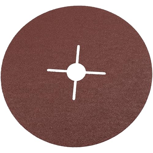 AERZETIX - C77052 - Satz von 3 Schleifscheiben Ø 180 mm aus Fiber für Winkelschleifer - Korngröße P60 - schleifscheiben körnung schleifen polieren von AERZETIX
