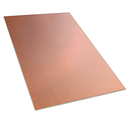 AERZETIX Platte aus Kupfer für Leiterkreis 160/100 / 2,0 mm 18 μm Epoxidharz Glasfaser C40591 von AERZETIX