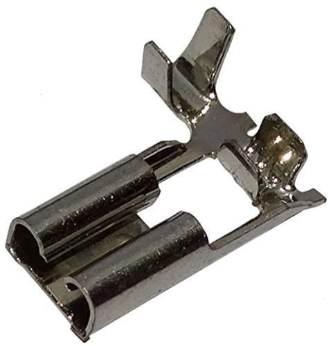 Aerzetix: 10 x Kabelschuhe Kabelschuh ( Klemme ) weiblich, Ecke flach 4.8mm 0.8mm 0.5-1mm2 von AERZETIX