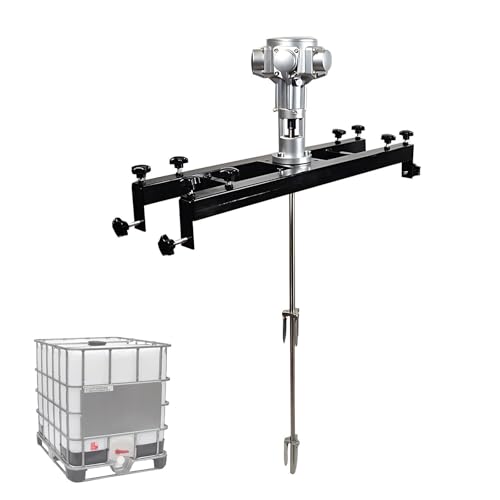 AETEREOS Pneumatischer Mischer for IBC-Tank, 1000 l, 1/2 PS, pneumatischer Farbmischer, industrielle Mischmaschine for Tintenbeschichtungen, Farbrührmaschine for Tintenlöser-Rührwerk 8050S von AETEREOS