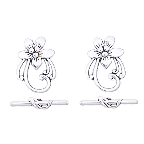 20 Stück Vintage OT Knebelverschlüsse Knebelverbinder Set Schmuck Armband Verschluss Verbinder von AEVQWEZNC