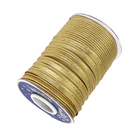 Kantenband Kantenstreifen mit Kern for Art Wedding Sewing Red(Golden) von AEVQWEZNC