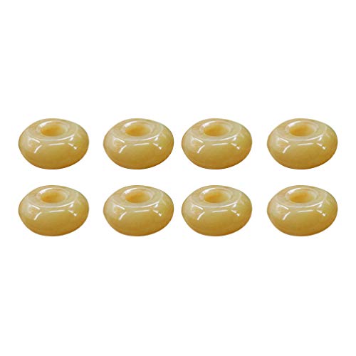 Natural Stone Beads Topazes Beads Round Loose Gemstone Yellow Jades Beads for Bracelet Jewelry Making 20pcs Natural Stone Beads Topazes Beads Round Loose Gemstone Yellow Jades Beads for Bracelet Jewelry Making 20pcs von AEVQWEZNC