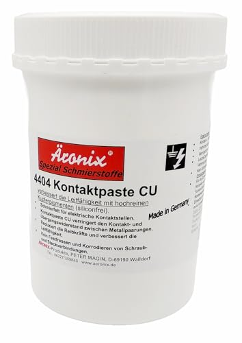 1000g Äronix synthetische Kupfer Kontaktpaste CU -30°C bis +200°C Kontakt Paste verbessert die elektrische Leitfähigkeit und schützt vor Korrosion Elektro Elektronik Montage Modellbau 1000g Äronix synthetische Kupfer Kontaktpaste CU -30°C bis +200°C Kontakt Paste verbessert die elektrische Leitfähigkeit und schützt vor Korrosion Elektro Elektronik Montage Modellbau von Äronix