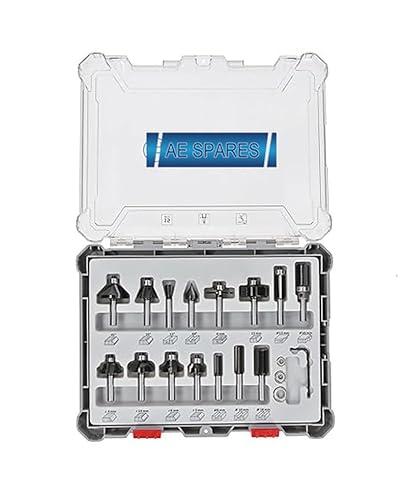 AEspares 15-teiliges Fräser-Bit-Set 2607017472 von AEspares