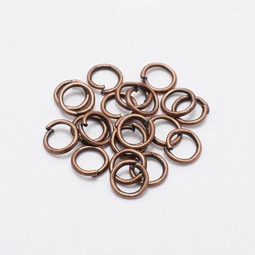 50–200 Stück 3–16 mm Gold-Rhodium-Metall-Biegering, offene einzelne Schleifen, geteilte Ringe für DIY-Schmuck, handgefertigte Accessoires, rotes Kupfer, 10 mm x 200 Stück 50–200 Stück 3–16 mm Gold-Rhodium-Metall-Biegering, offene einzelne Schleifen, geteilte Ringe für DIY-Schmuck, handgefertigte Accessoires, rotes Kupfer, 10 mm x 200 Stück von AFFEDT