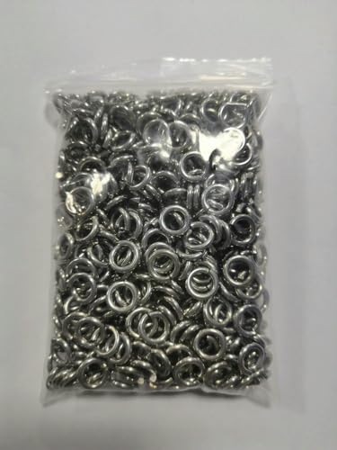 500–1000 Stück 10 x 2 mm offene Biegeringe aus Edelstahl mit Ösen und geteilten Ringen, Verbinder für Schmuck, Zubehör, Basteln, DIY – 10 x 2 mm, 500 Stück 500–1000 Stück 10 x 2 mm offene Biegeringe aus Edelstahl mit Ösen und geteilten Ringen, Verbinder für Schmuck, Zubehör, Basteln, DIY – 10 x 2 mm, 500 Stück von AFFEDT