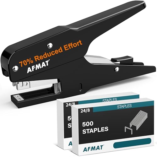 AFMAT Müheloses Heftgerät mit 50 Blatt, Schwarz AFMAT Müheloses Heftgerät mit 50 Blatt, Schwarz von AFMAT