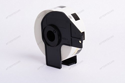 Aftertech® 11218 1 ROLLENKOMPATIBLE ETIKETTEN 24 mm DIAM. BROTHER QL500 QL570 DK11218 von AFTERTECH
