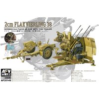 4X2cm Flakvierling 38 with trailer von AFV-Club