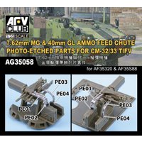 7.62mm MG & 40mm GL Ammo Feed Chute PE for CM-32/33 TIFV 7.62mm MG & 40mm GL Ammo Feed Chute PE for CM-32/33 TIFV von AFV-Club
