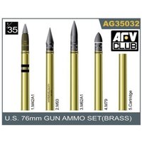 76mm gun ammo brass set von AFV-Club