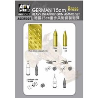 Metal ammonutions and photo-etched for Sig33 15cm gun von AFV-Club