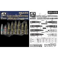 NATO 155mm Howitzer Ammo Set (Brass) von AFV-Club