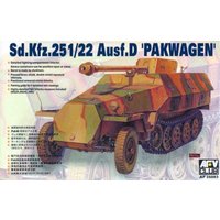 SDKFZ 251/22 AUSF D PAK40 von AFV-Club