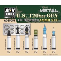 US M1A1/M1A2 M256 120mm Ammo set (Aluminum) von AFV-Club