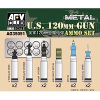 US M1A1/M1A2 M256 120mm Ammo set (Aluminum) von AFV-Club