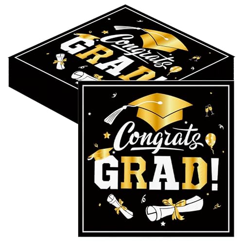 AFYHH Graduation Deko 2024 Abschluss Servietten - 72 Stück Bachelor Ausbildung Prüfung Bestanden Tischdeko Papierservietten Abschlussfeier Dekoration AFYHH Graduation Deko 2024 Abschluss Servietten - 72 Stück Bachelor Ausbildung Prüfung Bestanden Tischdeko Papierservietten Abschlussfeier Dekoration von AFYHH