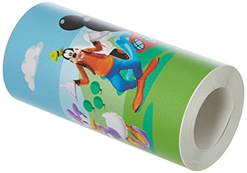 AG Design Disney Mickey Mouse Wand Sticker, Selbstklebende Folie, mehrfarbig, 500 x 14 cm von AG Design