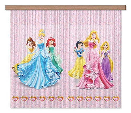 AG Design Disney Prinzessinnen Polyester Vorhänge Kinderzimmer 180 x 160 cm Gardinen 1 Einheiten | FCSXL 4372 AG Design Disney Prinzessinnen Polyester Vorhänge Kinderzimmer 180 x 160 cm Gardinen 1 Einheiten | FCSXL 4372 von AG Design