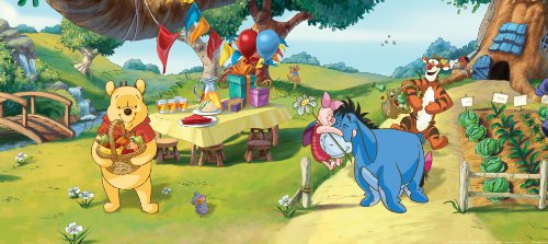 AG Design FTDh 0616 Winnie Puuh Disney, Papier Fototapete Kinderzimmer - 202x90 cm - 1 Teil, Papier, multicolor, 0,1 x 202 x 90 cm AG Design FTDh 0616 Winnie Puuh Disney, Papier Fototapete Kinderzimmer - 202x90 cm - 1 Teil, Papier, multicolor, 0,1 x 202 x 90 cm von AG Design