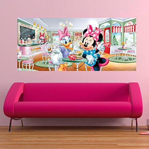 AG Design FTDh 0644 Minnie Maus Daisy Disney, Papier Fototapete Kinderzimmer - 202x90 cm - 1 Teil, Papier, multicolor, 0,1 x 202 x 90 cm, Bunt AG Design FTDh 0644 Minnie Maus Daisy Disney, Papier Fototapete Kinderzimmer - 202x90 cm - 1 Teil, Papier, multicolor, 0,1 x 202 x 90 cm, Bunt von AG Design