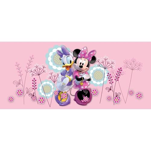 AG Design Freundinnen Minnie Mouse und Daisy, Disney, Vlies Fototapete für EIN Kinderzimmer, 202 x 90 cm, FTDN H 5390, Mehrfarbig AG Design Freundinnen Minnie Mouse und Daisy, Disney, Vlies Fototapete für EIN Kinderzimmer, 202 x 90 cm, FTDN H 5390, Mehrfarbig von AG Design