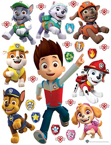 AG Design Paw Patrol eilen zur Hilfe, dekorative Aufkleber für Wände, Möbel und Innenausstattung eines Kinderzimmers, 65 x 85 cm, DK 2323, Mehrfarbig, 65 cm x 85 cm AG Design Paw Patrol eilen zur Hilfe, dekorative Aufkleber für Wände, Möbel und Innenausstattung eines Kinderzimmers, 65 x 85 cm, DK 2323, Mehrfarbig, 65 cm x 85 cm von AG Design