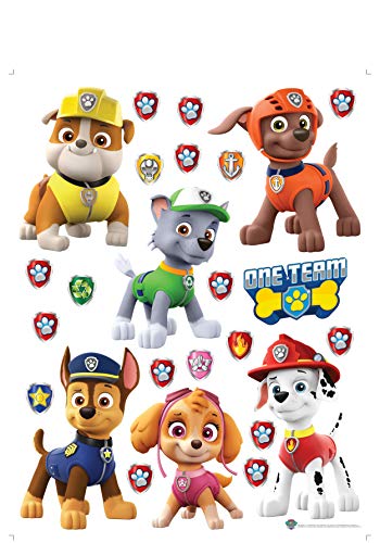 AG Design Paw Patrol mit Abzeichen, dekorative Aufkleber für Wände, Möbel und Innenausstattung eines Kinderzimmers, 65 x 85 cm, DK 2324, Mehrfarbig, 65 cm x 85 cm AG Design Paw Patrol mit Abzeichen, dekorative Aufkleber für Wände, Möbel und Innenausstattung eines Kinderzimmers, 65 x 85 cm, DK 2324, Mehrfarbig, 65 cm x 85 cm von AG Design