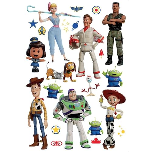 AG Design Toy Story 2 Neue Charaktere, Disney, dekorative Aufkleber für Wände, Möbel und Innenausstattung eines Kinderzimmers, 42,5 x 65 cm, DK 1737, Mehrfarbig, 5 cm x 65 cm von AG Design