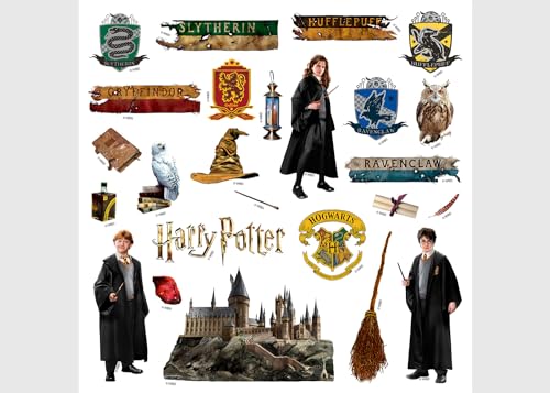 Harry Potter Hogwarts Kinderzimmer Wandstickers, Wandtattoo junge deko von AG Design 30 x 30 cm | ADKS 3838 von AG Design