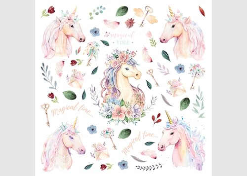 Magisches Einhorn-Aquarell Kinderzimmer Wandstickers, Wandtattoo deko von AG Design 30 x 30 cm | ADKS 3936 Magisches Einhorn-Aquarell Kinderzimmer Wandstickers, Wandtattoo deko von AG Design 30 x 30 cm | ADKS 3936 von AG Design
