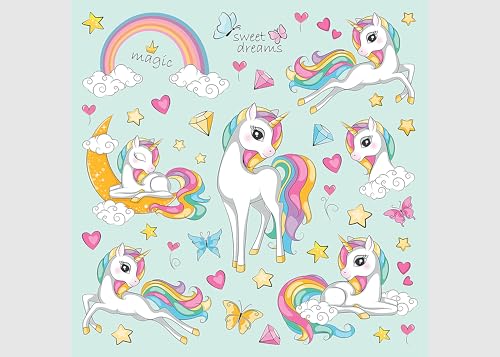 Magisches Einhorn Kinderzimmer Wandstickers, Wandtattoo deko von AG Design 30 x 30 cm | ADKS 3938 Magisches Einhorn Kinderzimmer Wandstickers, Wandtattoo deko von AG Design 30 x 30 cm | ADKS 3938 von AG Design