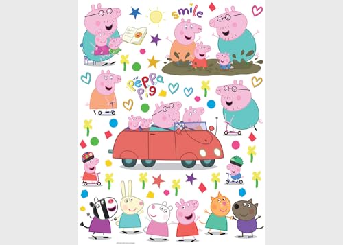 Peppa Pig Auto Kinderzimmer Wandstickers, Wandtattoo junge deko von AG Design | 65 x 85 cm | ADK 2360 Peppa Pig Auto Kinderzimmer Wandstickers, Wandtattoo junge deko von AG Design | 65 x 85 cm | ADK 2360 von AG Design