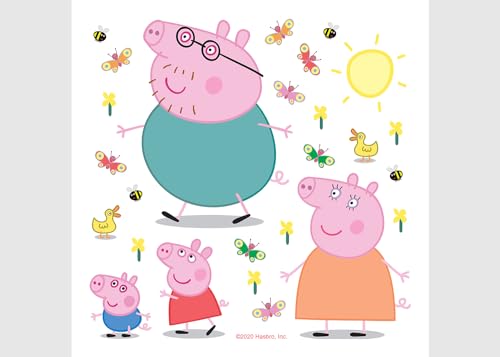 Peppa Pig Classic Kinderzimmer Wandstickers, Wandtattoo junge deko von AG Design | 30 x 30 cm | ADKS 3832 von AG Design