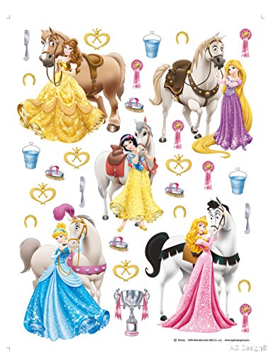 AG Design Wand Sticker DK 1773 Disney Princess Prinzessin, 65 x 85 cm von AG Design